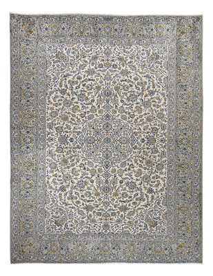 Alfombra persa - Keshan - Real - 350 x 285 cm - gris