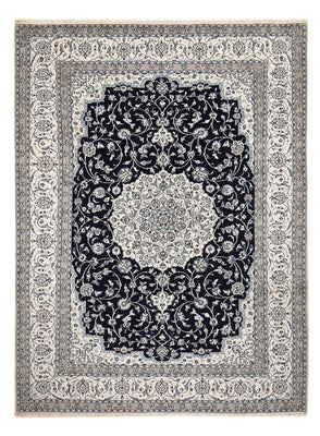 Alfombra persa - Nain - 403 x 300 cm - azul oscuro