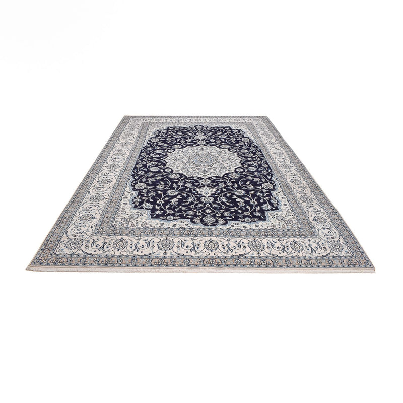 Alfombra persa - Nain - 403 x 300 cm - azul oscuro