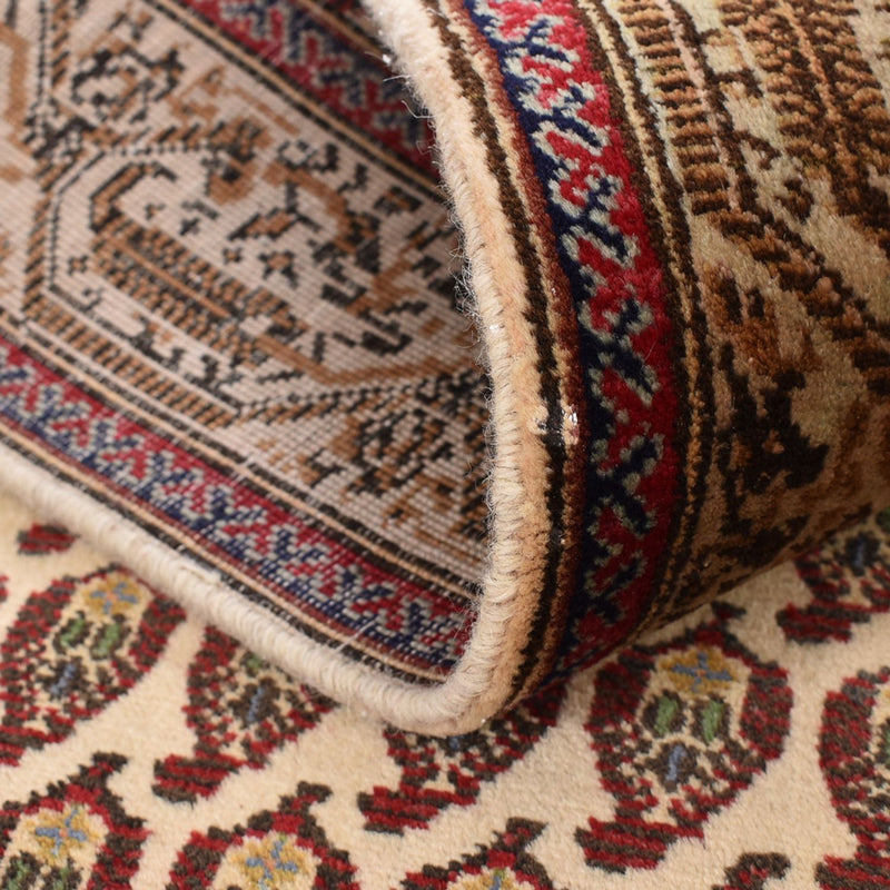 Alfombra de pasillo Alfombra Persa - Tabriz - Real - 427 x 97 cm - beige oscuro