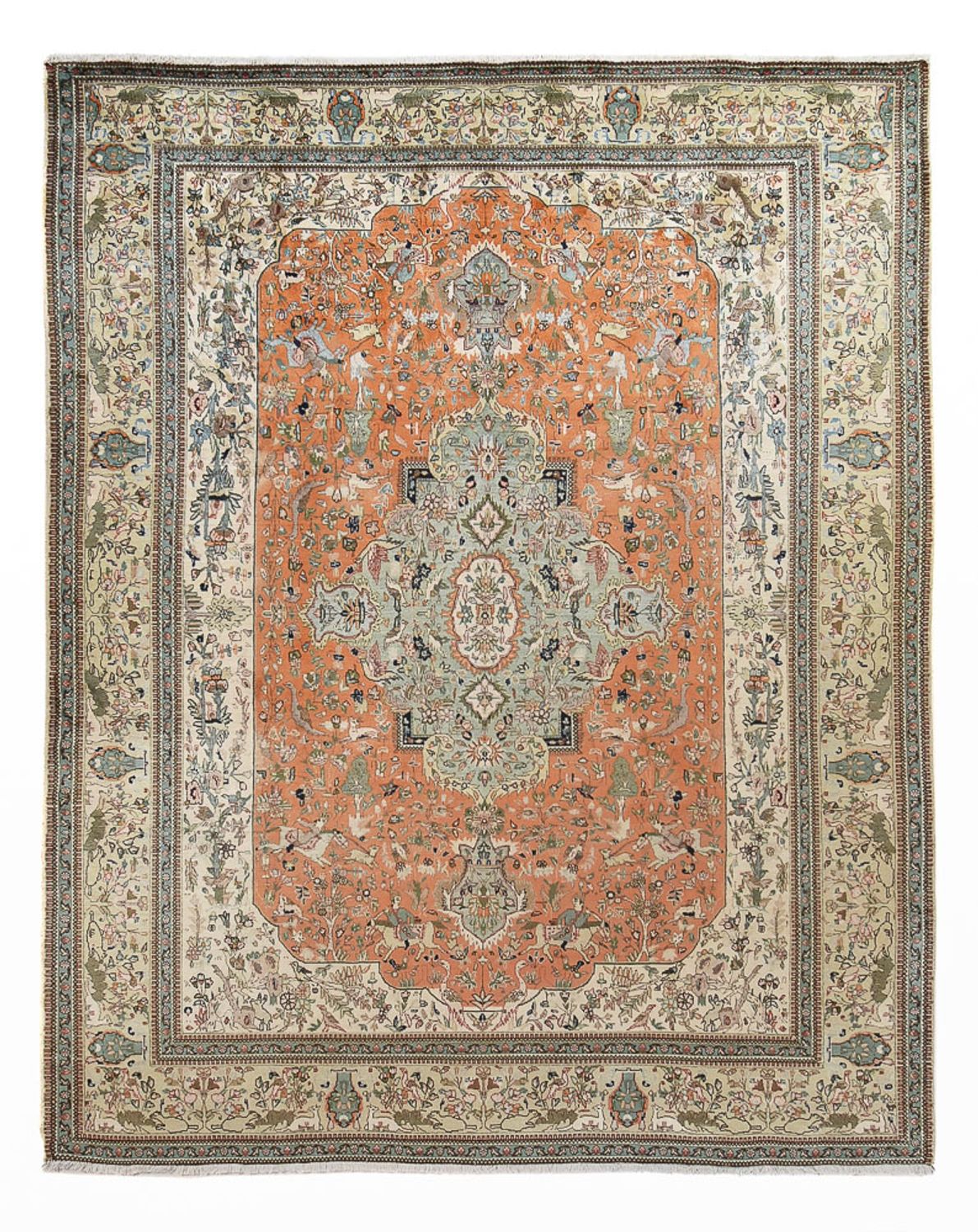 Alfombra persa - Clásica - 372 x 297 cm - multicolor