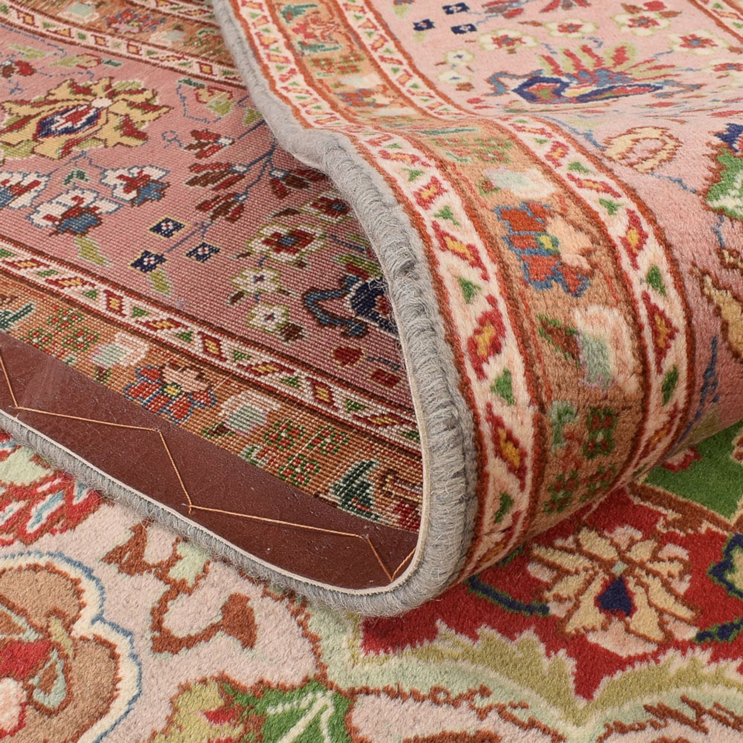 Alfombra Persa - Tabriz - Real - 295 x 192 cm - salmón
