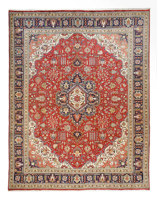 Alfombra Persa - Tabriz - Real - 382 x 300 cm - rojo