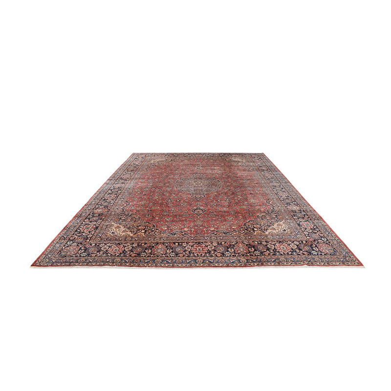 Alfombra persa - Keshan - Real - 445 x 333 cm - rojo claro
