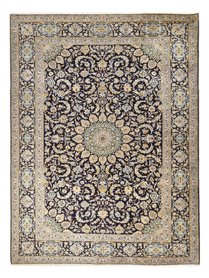 Alfombra persa - Clásica - 390 x 293 cm - azul oscuro