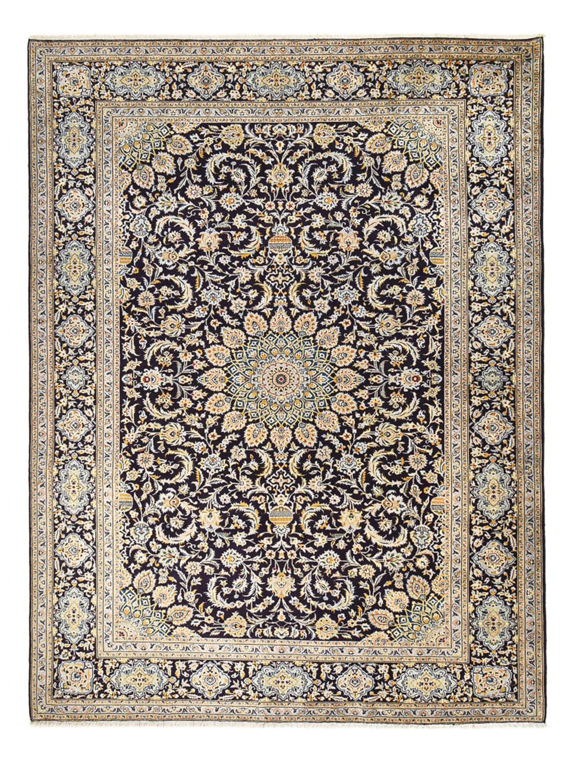 Alfombra persa - Clásica - 390 x 293 cm - azul oscuro