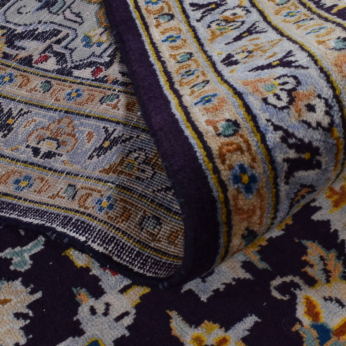 Alfombra persa - Clásica - 390 x 293 cm - azul oscuro