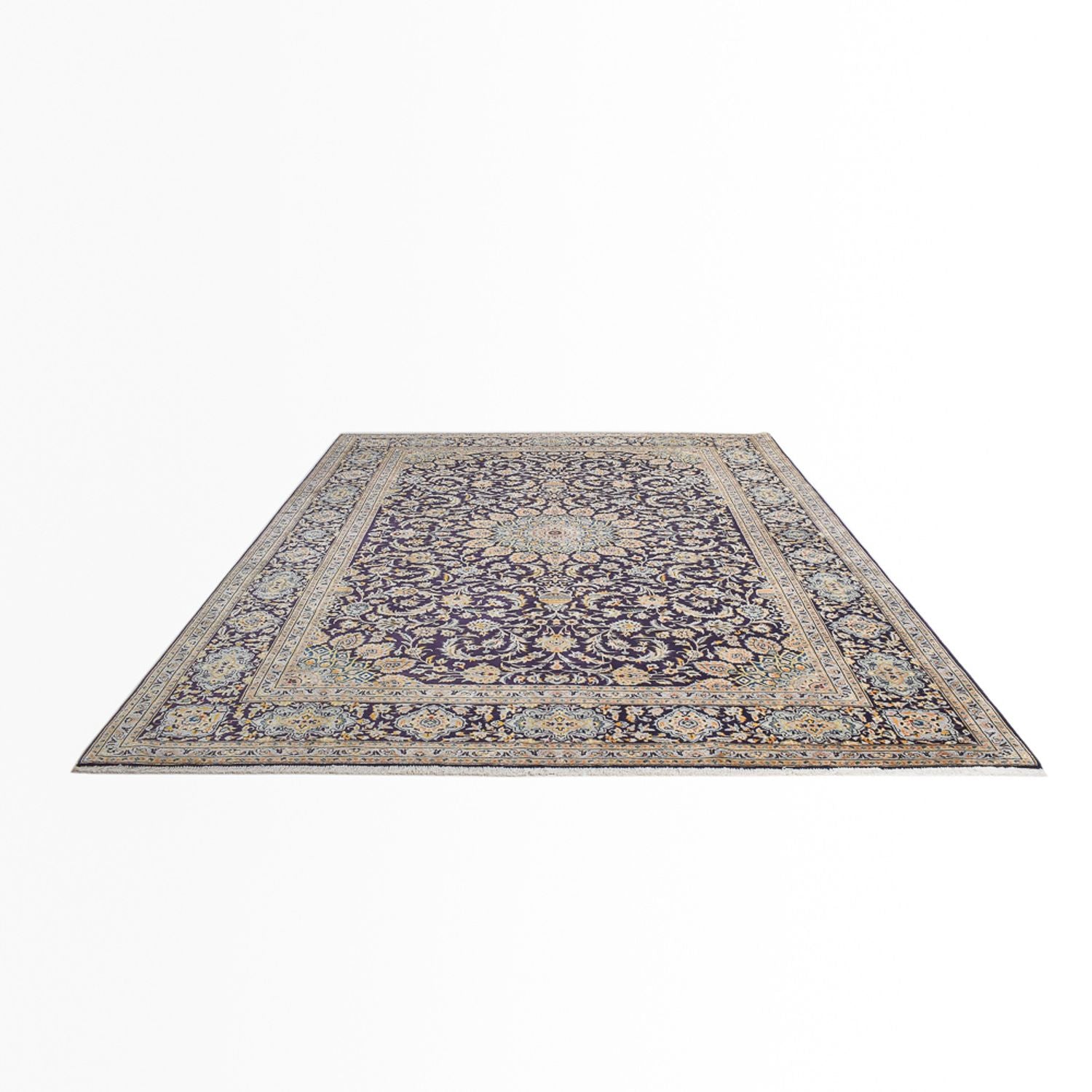 Alfombra persa - Clásica - 390 x 293 cm - azul oscuro