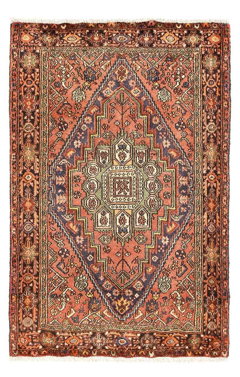 Alfombra persa - Nómada - 120 x 80 cm - rojo claro