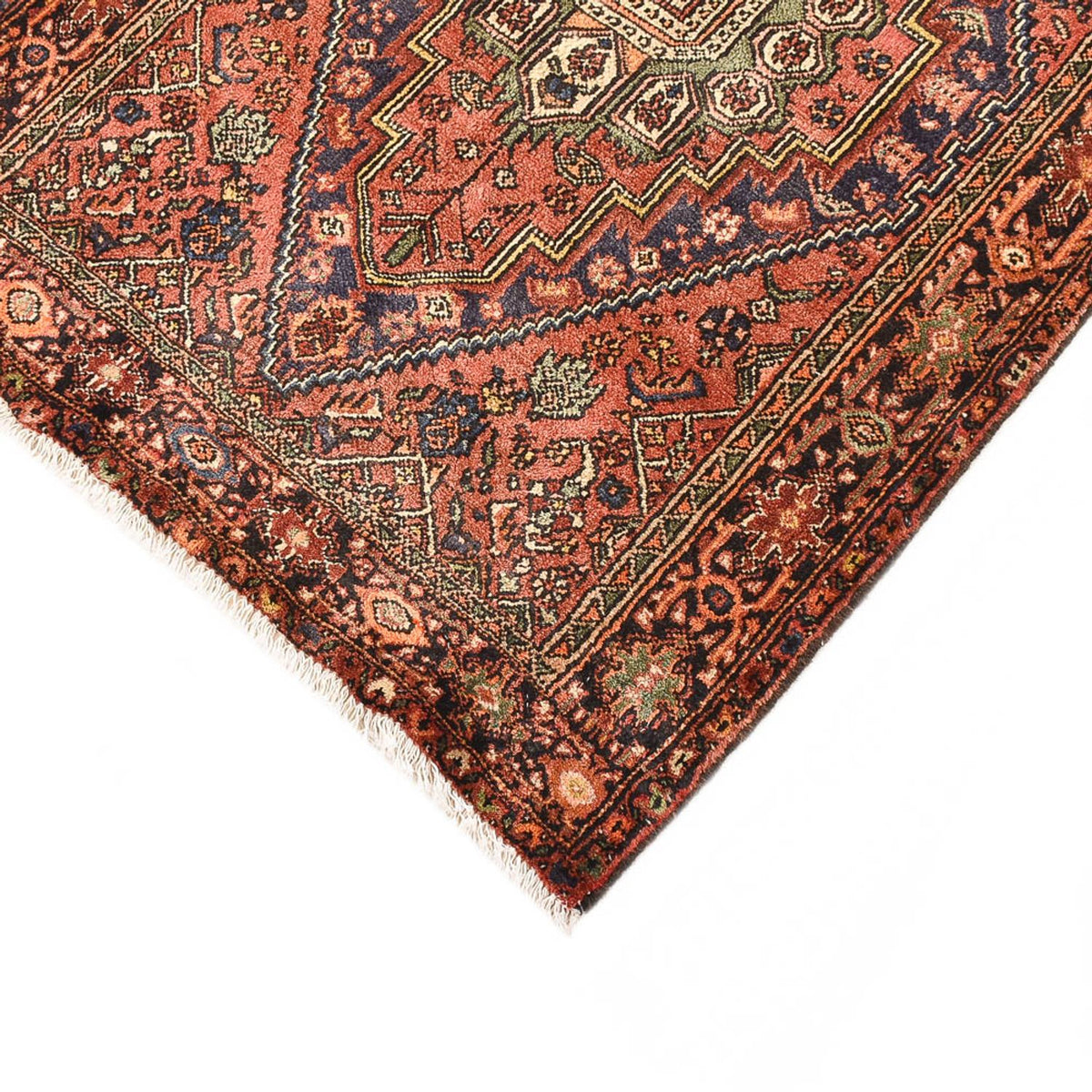 Alfombra persa - Nómada - 120 x 80 cm - rojo claro