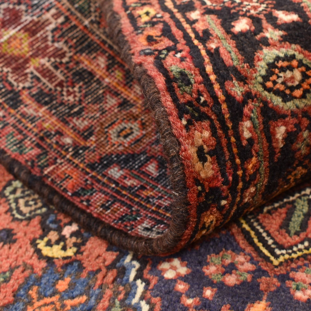 Alfombra persa - Nómada - 120 x 80 cm - rojo claro