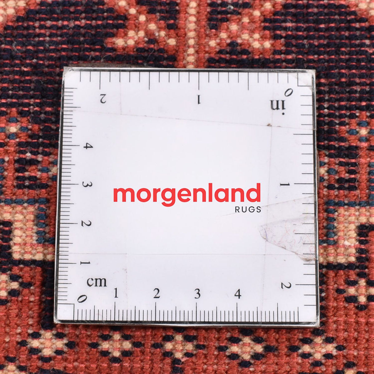 Alfombra persa - Nómada - 123 x 62 cm - rojo burdeos