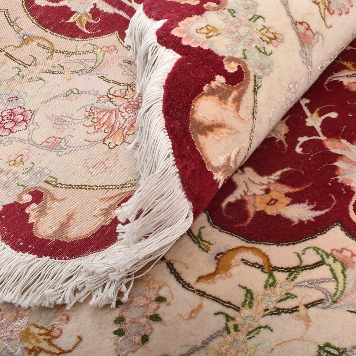 Alfombra Persa - Tabriz - Real redondo  - 200 x 200 cm - multicolor