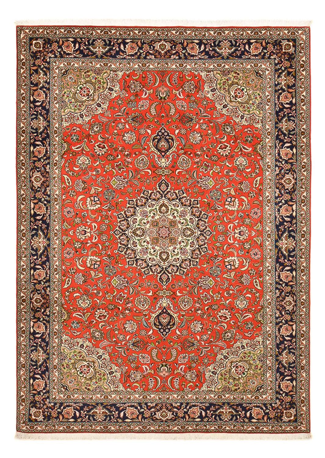 Alfombra Persa - Tabriz - Real - 295 x 208 cm - rojo