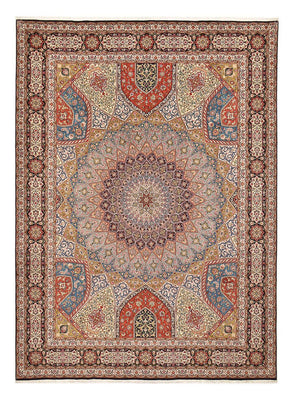 Alfombra Persa - Tabriz - Real - 402 x 302 cm - beige claro