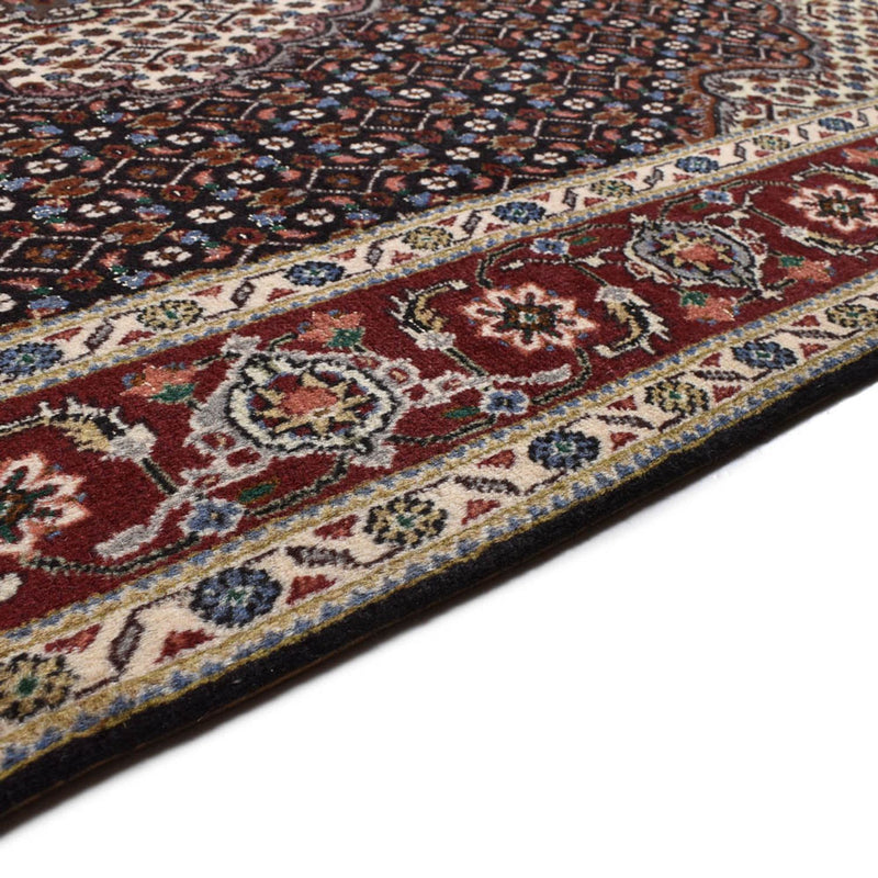 Alfombra Persa - Tabriz - Real - 201 x 148 cm - marrón oscuro