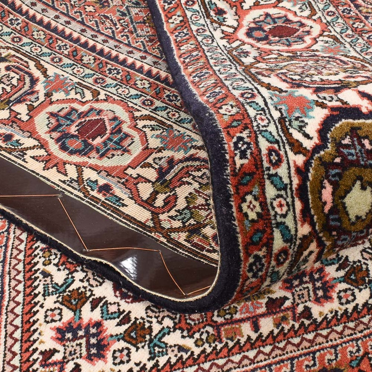 Alfombra persa - Bidjar - 255 x 150 cm - óxido