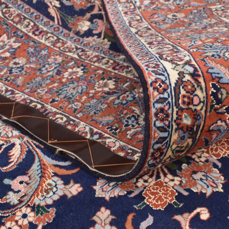 Alfombra persa - Bidjar - 295 x 206 cm - azul oscuro