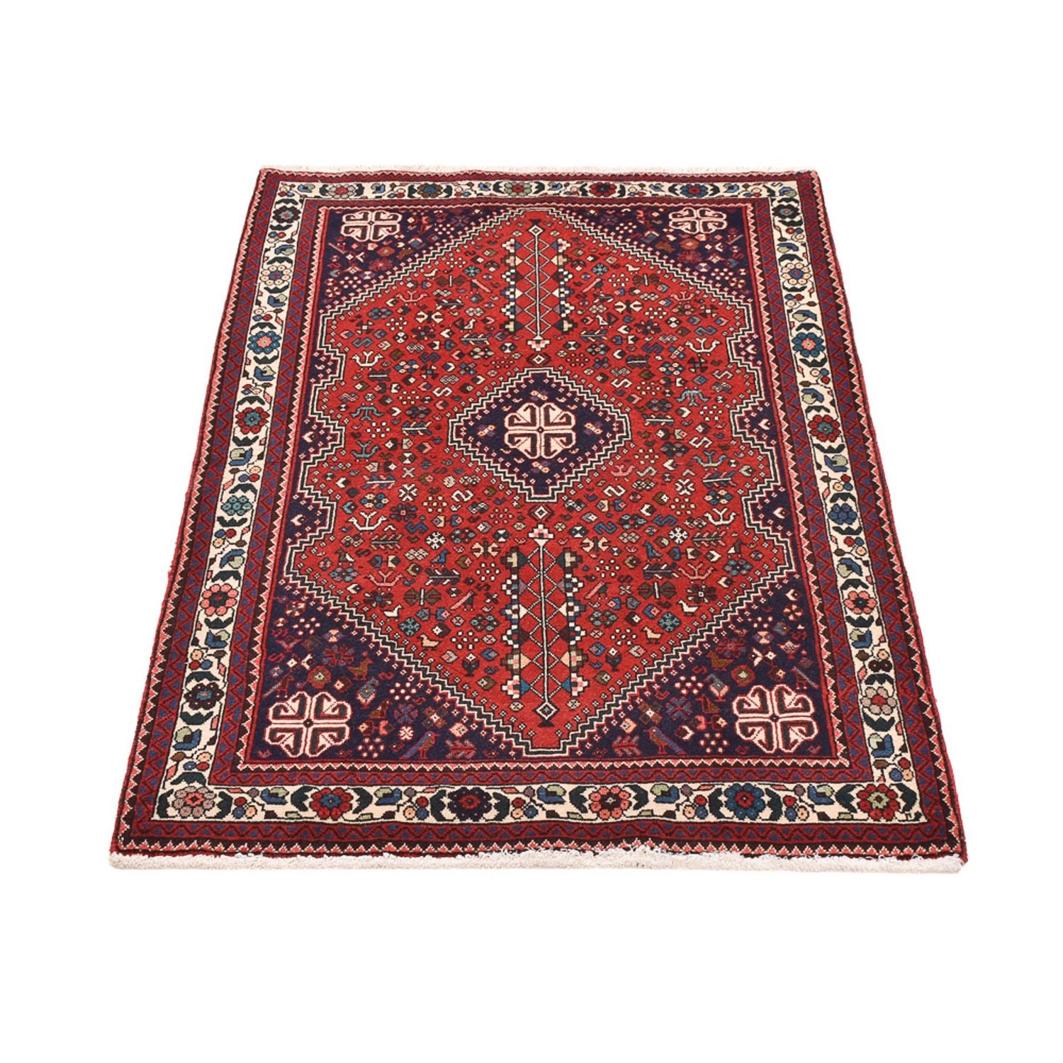Alfombra persa - Nómada - 158 x 108 cm - rojo