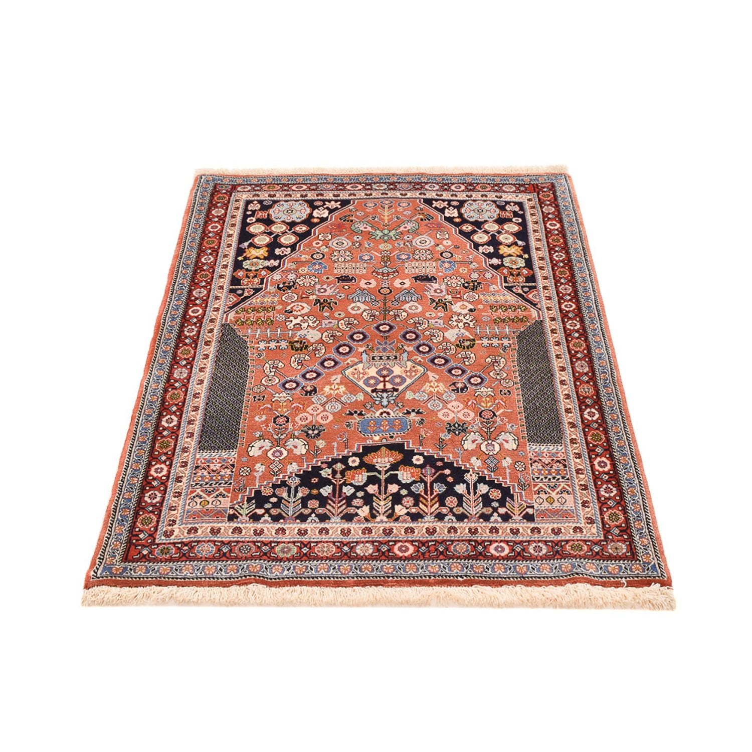 Alfombra Gabbeh - Persa Kashkuli - 160 x 112 cm - rojo claro