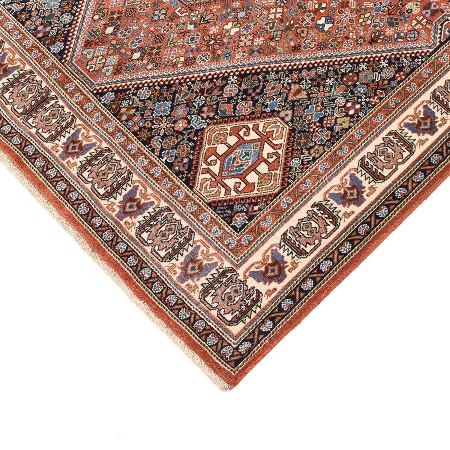 Alfombra Gabbeh - Persa Kashkuli - 212 x 139 cm - óxido