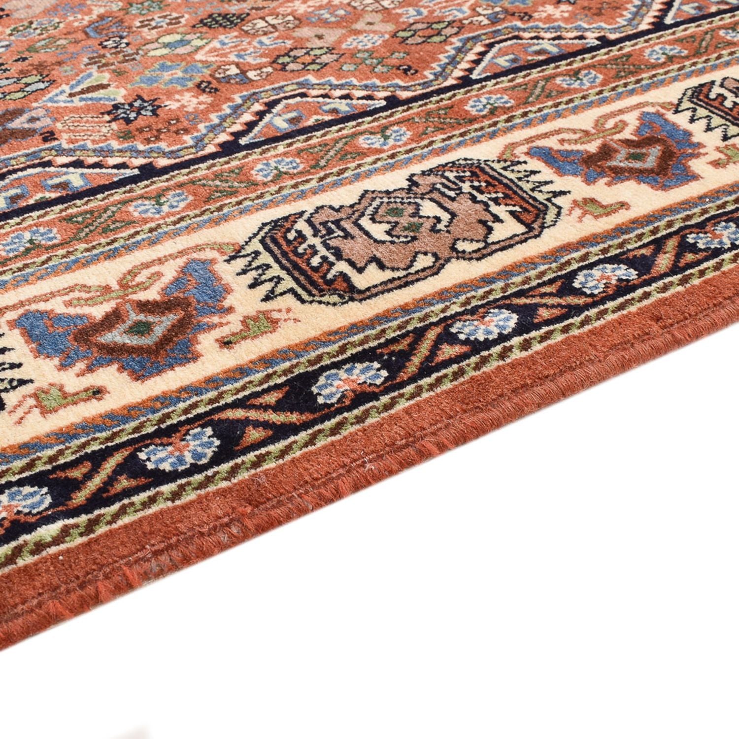 Alfombra Gabbeh - Persa Kashkuli - 212 x 139 cm - óxido