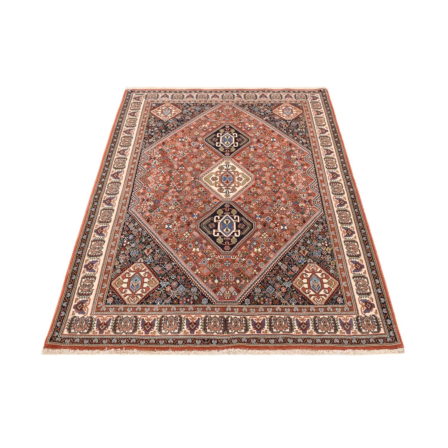 Alfombra Gabbeh - Persa Kashkuli - 212 x 139 cm - óxido