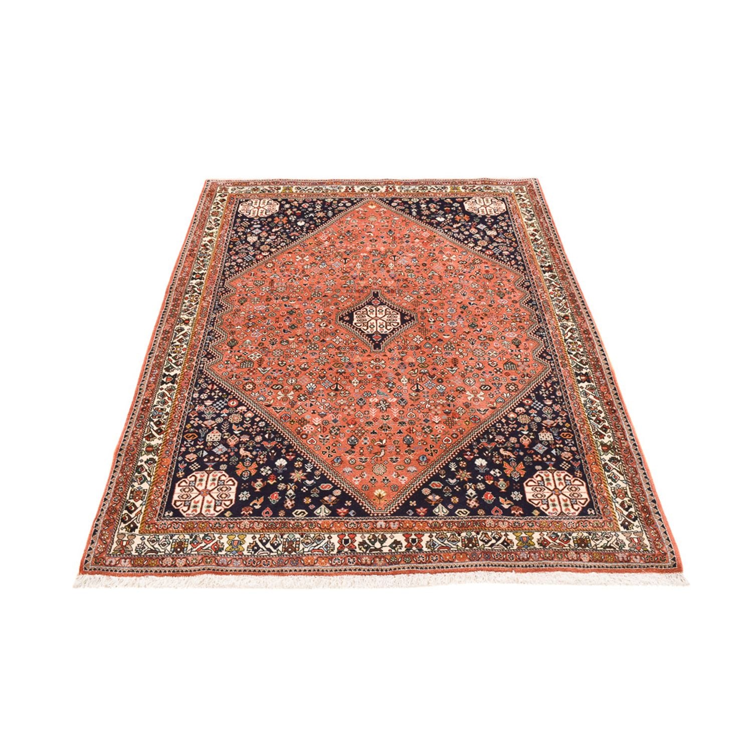 Alfombra Gabbeh - Persa Kashkuli - 218 x 159 cm - rojo claro
