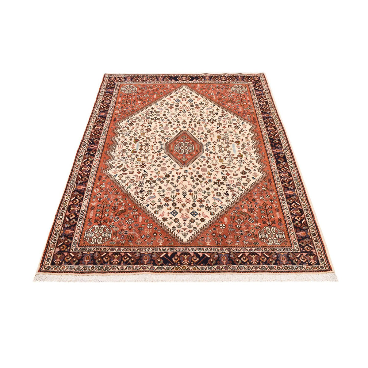 Alfombra Gabbeh - Persa Kashkuli - 215 x 155 cm - crema