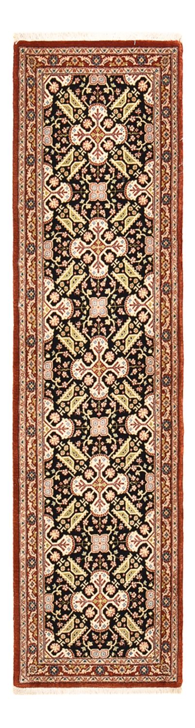 Alfombra de pasillo Alfombra Persa - Ghom - Royal - 201 x 52 cm - beige oscuro