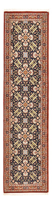 Alfombra de pasillo Alfombra Persa - Ghom - Royal - 202 x 52 cm - beige oscuro
