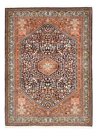 Alfombra de pasillo Alfombra Gabbeh - Persa Kashkuli - 202 x 150 cm - azul oscuro