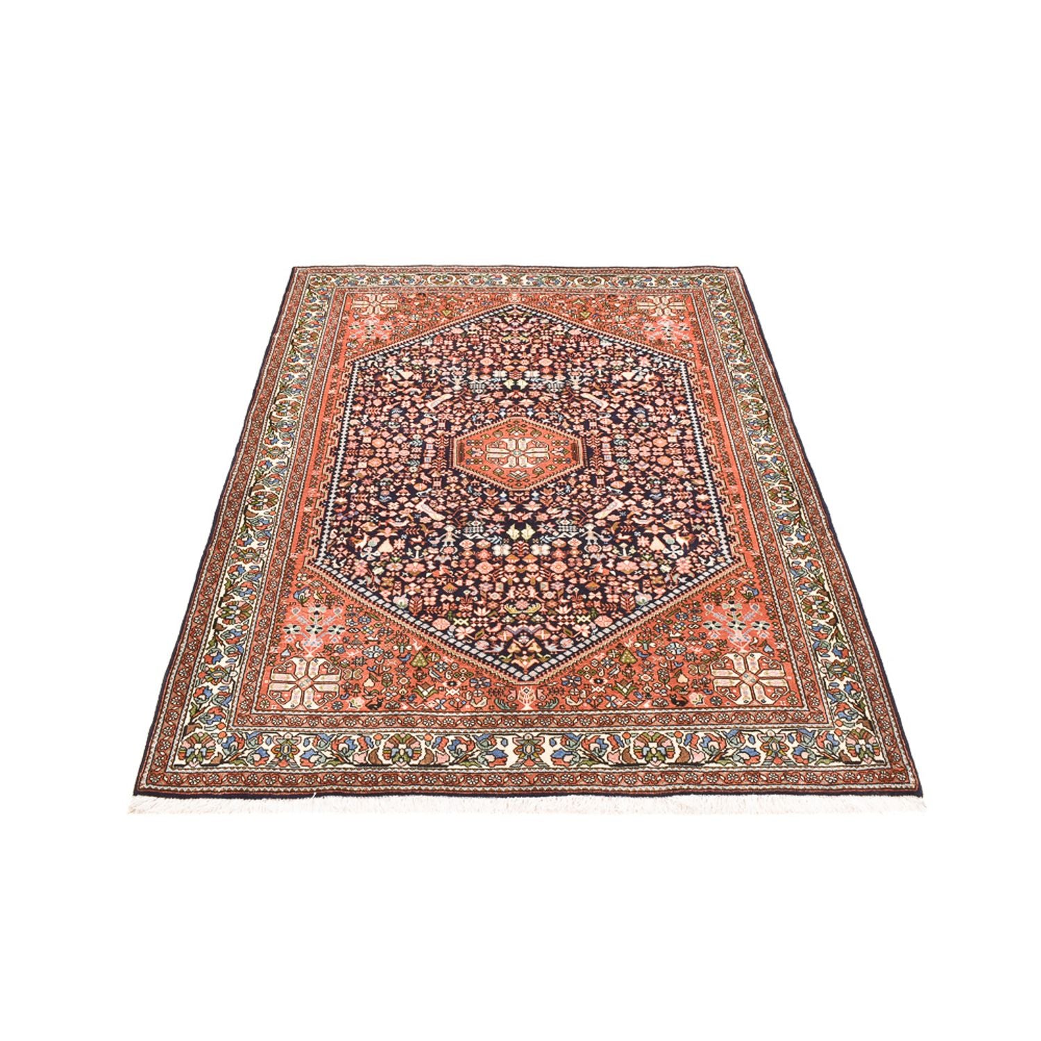 Alfombra de pasillo Alfombra Gabbeh - Persa Kashkuli - 202 x 150 cm - azul oscuro