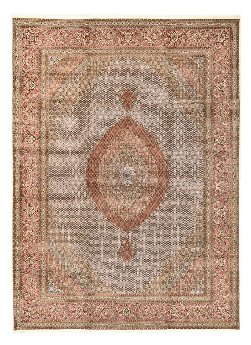 Alfombra Persa - Tabriz - Real - 502 x 350 cm - beige claro