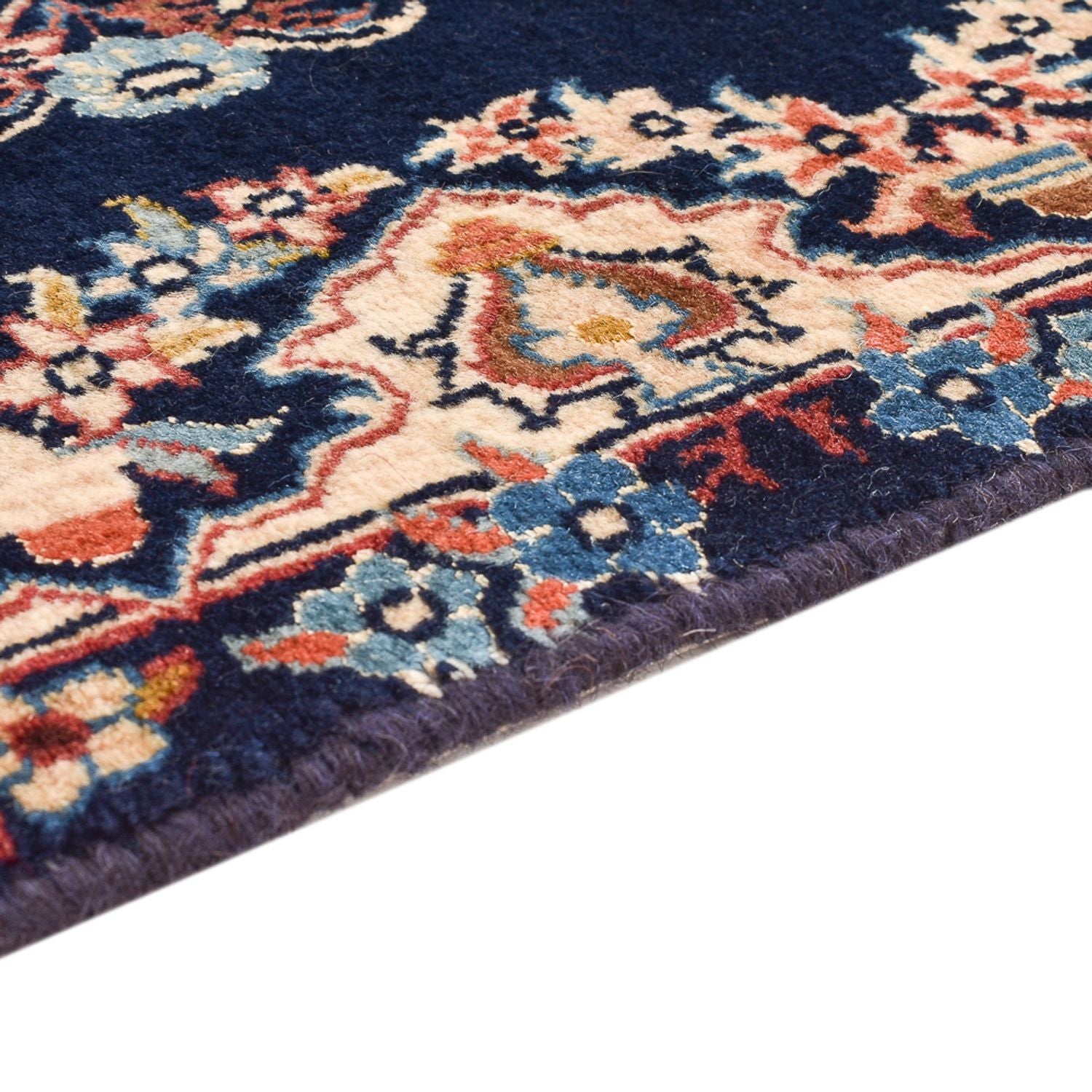 Alfombra de pasillo Alfombra persa - Clásica - 295 x 68 cm - azul oscuro