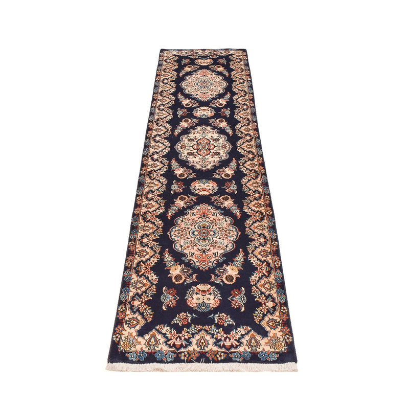 Alfombra de pasillo Alfombra persa - Clásica - 295 x 68 cm - azul oscuro