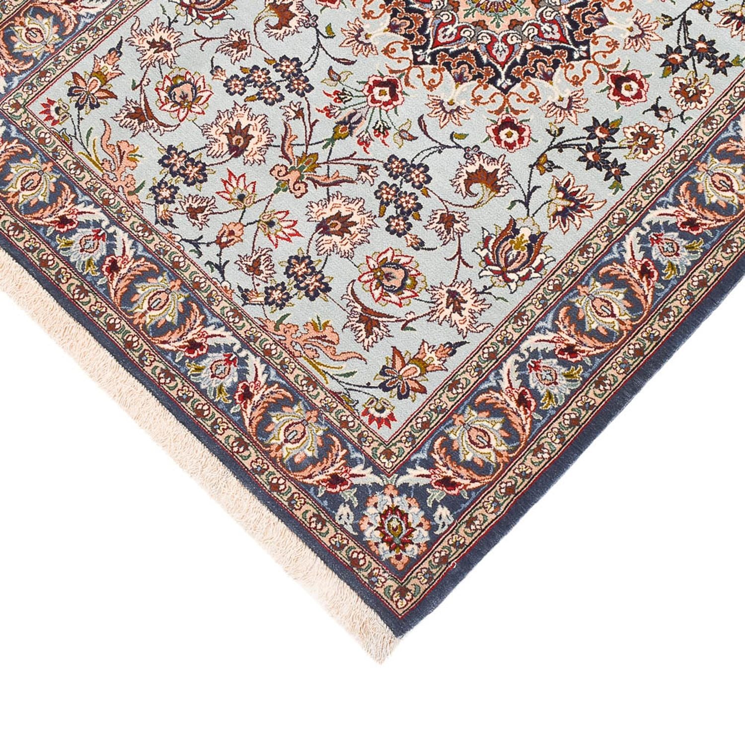 Alfombra de pasillo Alfombra Persa - Isfahan - Prima - 314 x 83 cm - arena