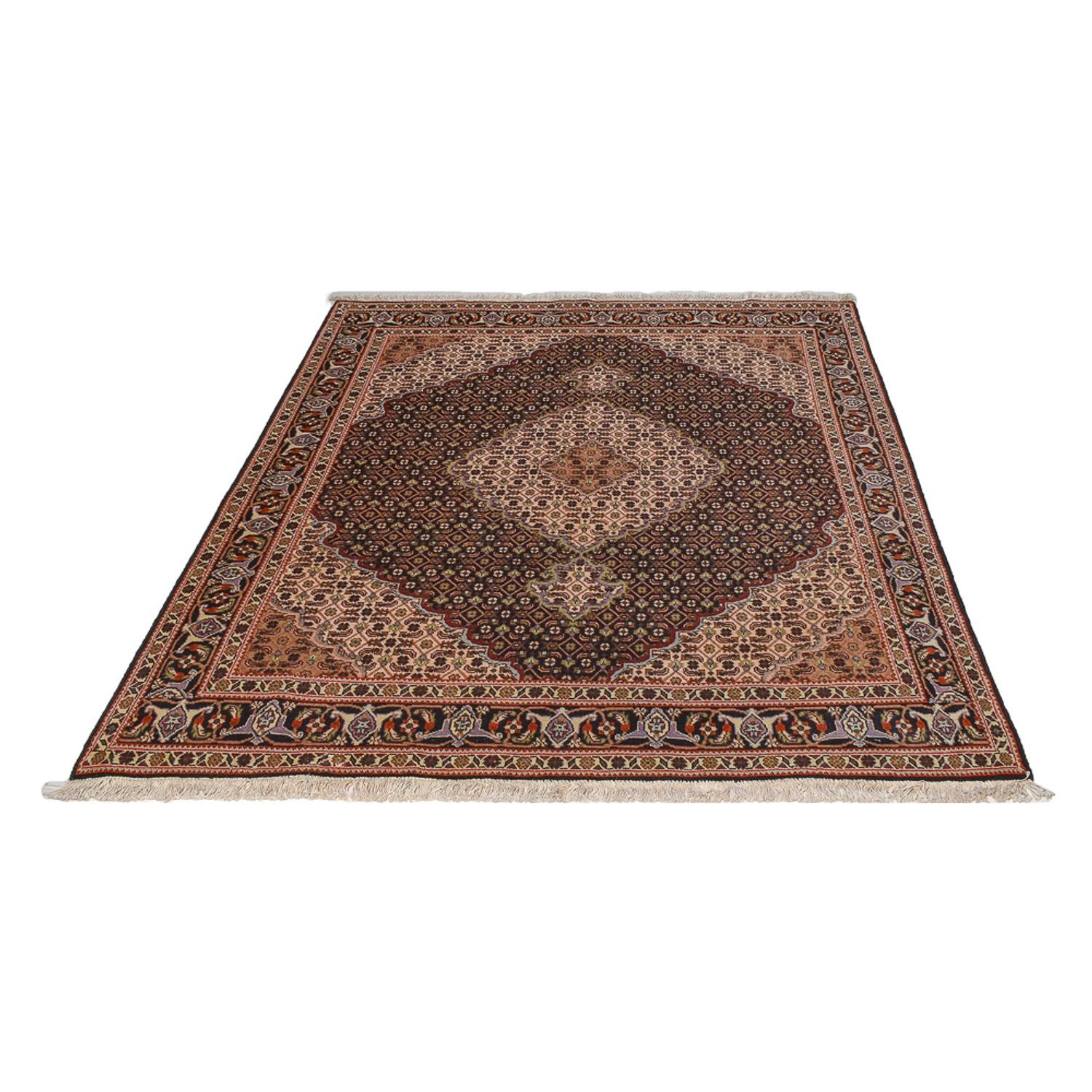 Alfombra Persa - Tabriz - Real - 207 x 148 cm - marrón