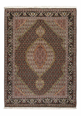 Alfombra Persa - Tabriz - Real - 203 x 150 cm - marrón oscuro