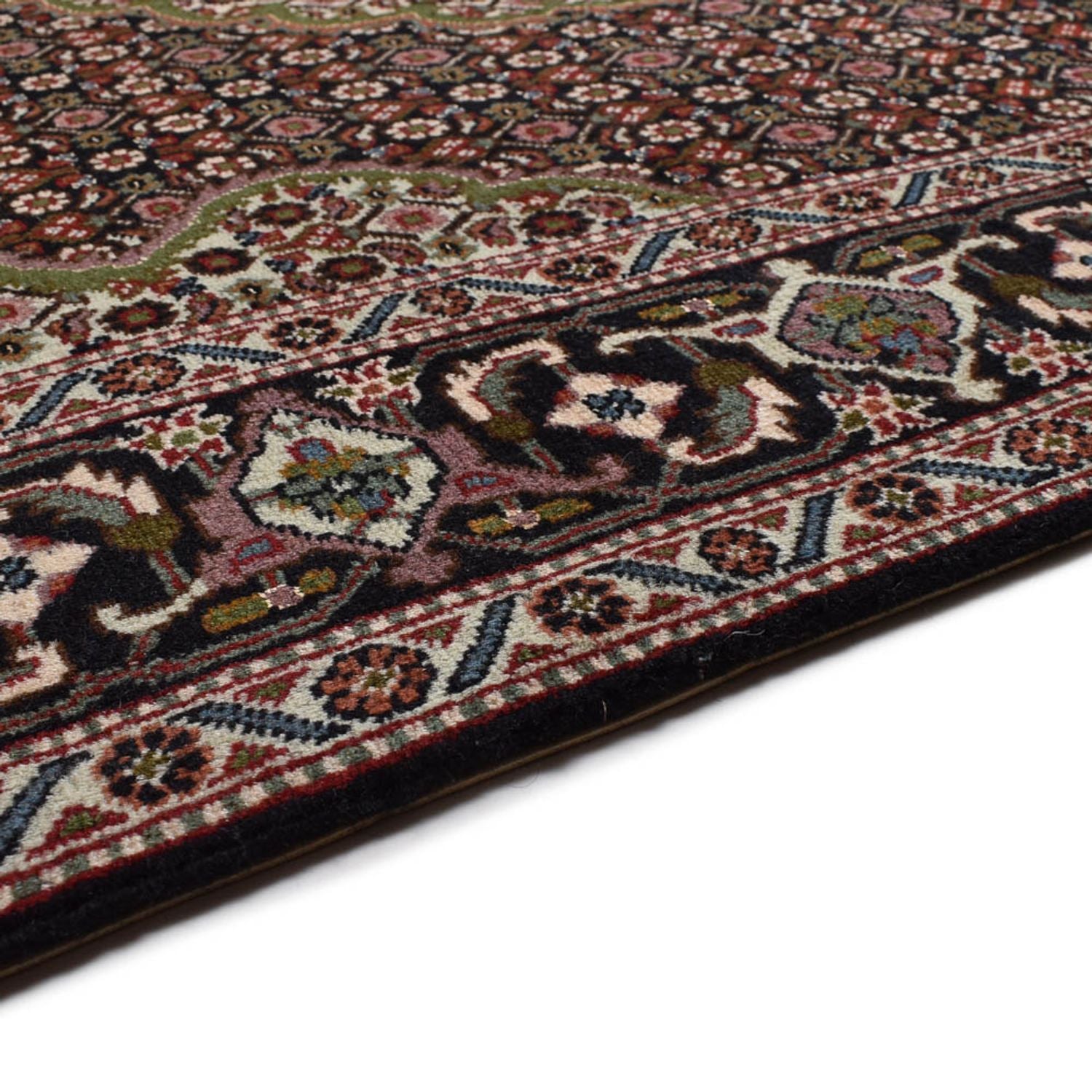 Alfombra Persa - Tabriz - Real - 203 x 150 cm - marrón oscuro