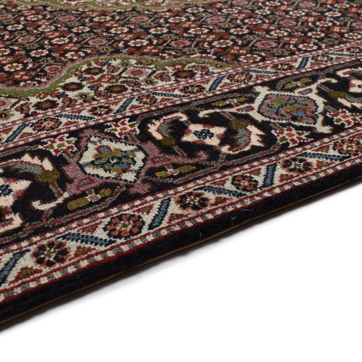Alfombra Persa - Tabriz - Real - 203 x 150 cm - marrón oscuro