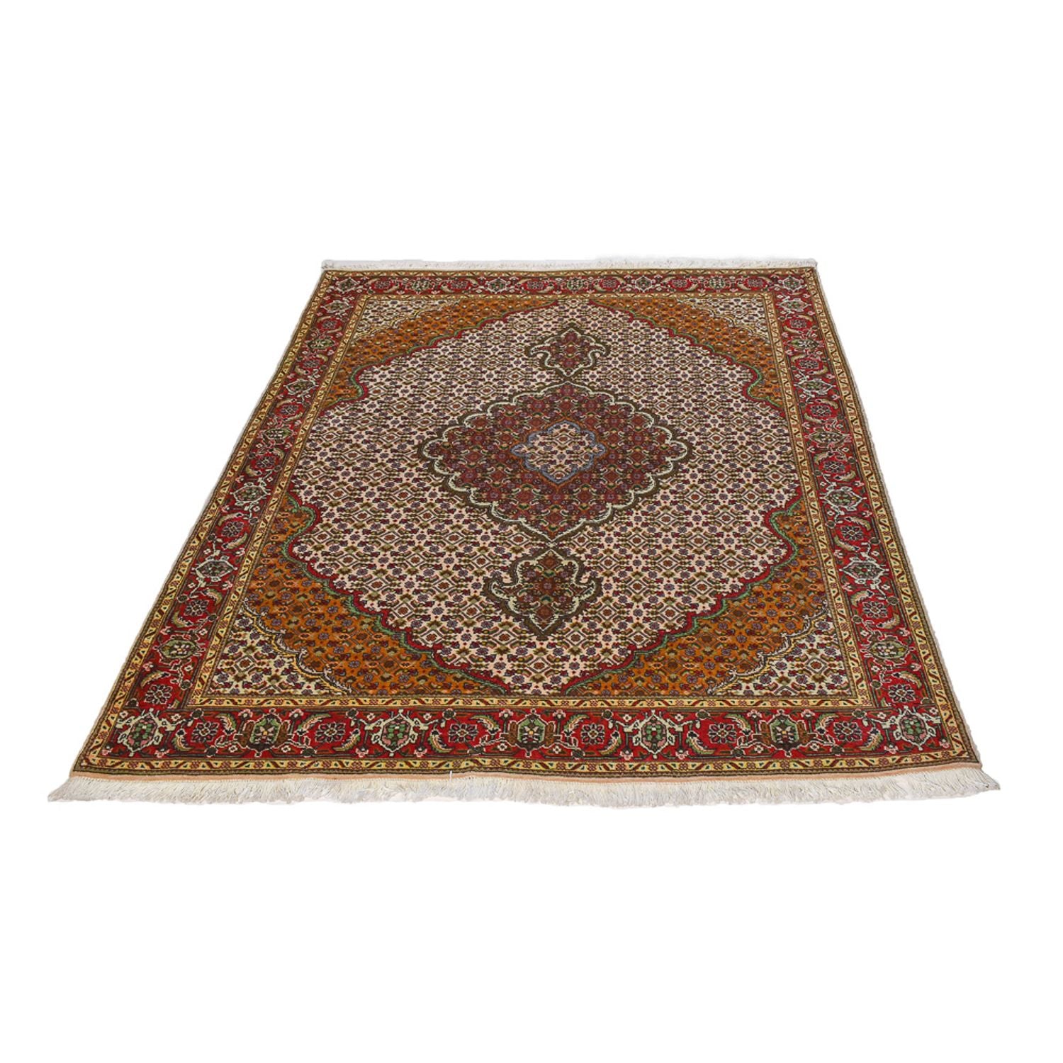 Alfombra Persa - Tabriz - Real - 198 x 150 cm - multicolor