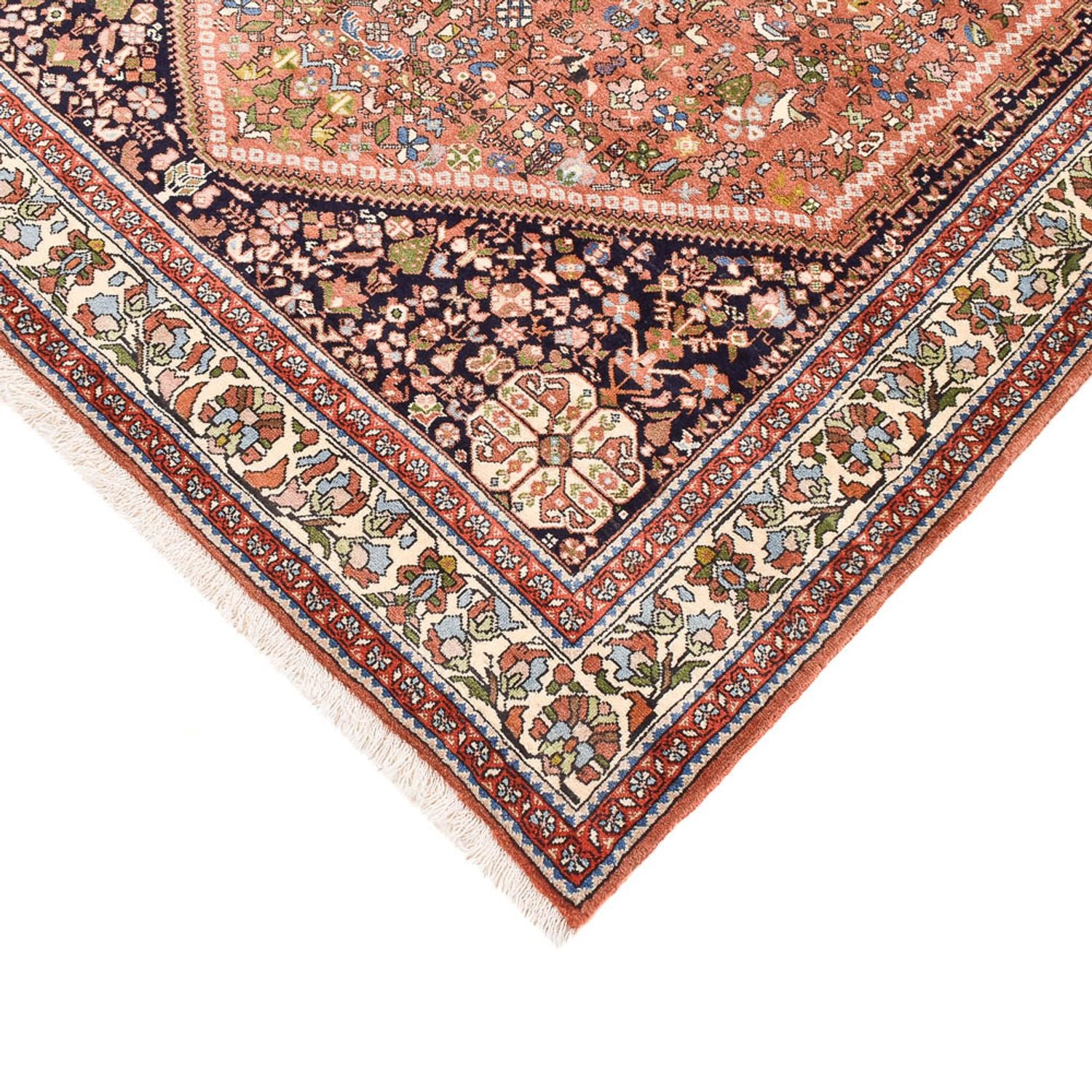 Alfombra Gabbeh - Persa Kashkuli - 210 x 151 cm - rojo claro