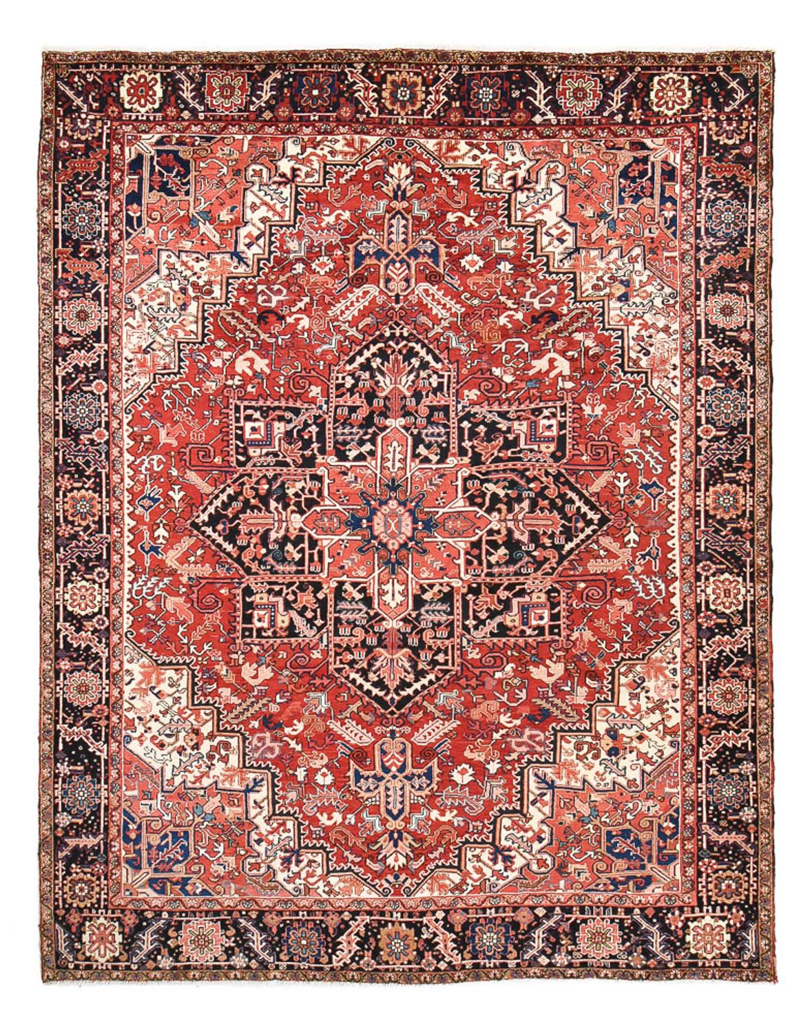 Alfombra persa - Nómada - 375 x 298 cm - rojo