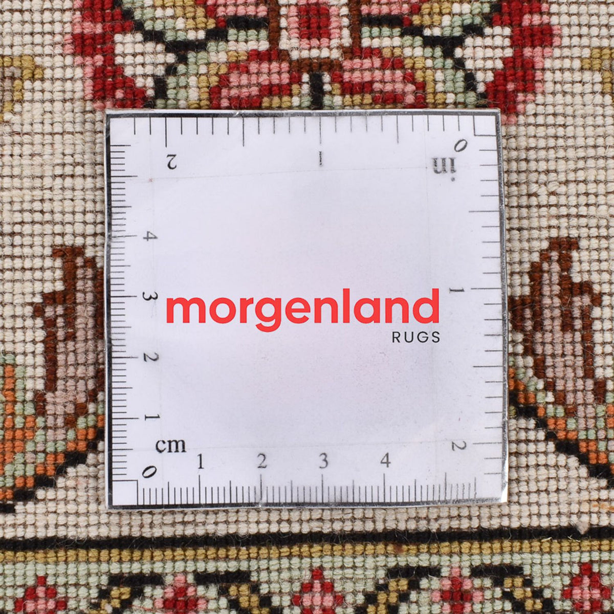 Alfombra de pasillo Alfombra Persa - Tabriz - Real - 297 x 69 cm - arena