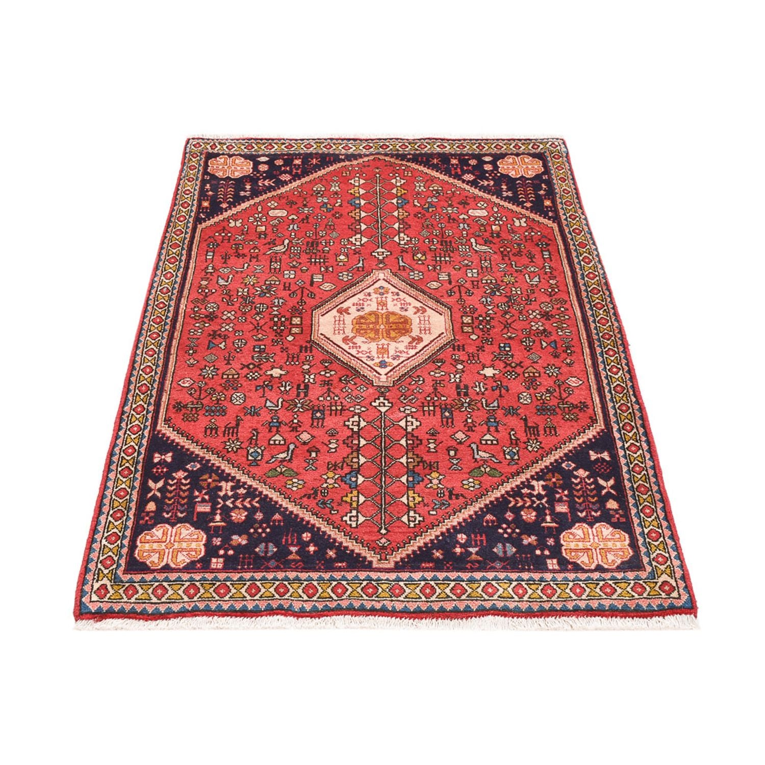 Alfombra persa - Nómada - 148 x 97 cm - rojo