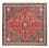 Alfombra persa - Nómada - 220 x 213 cm - rojo