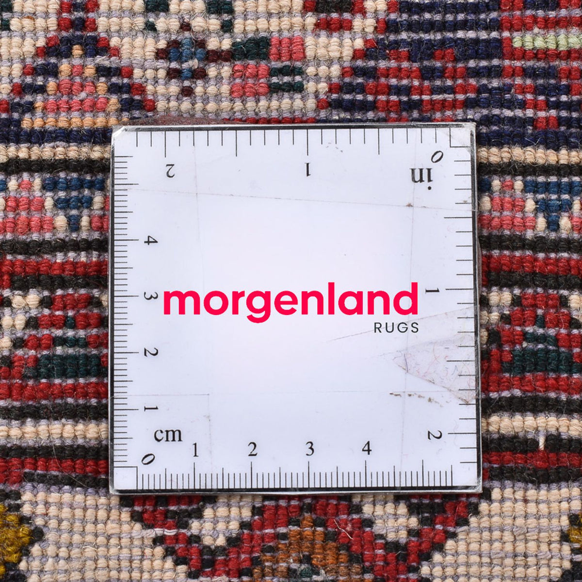 Alfombra persa - Nómada cuadrado  - 197 x 193 cm - rojo