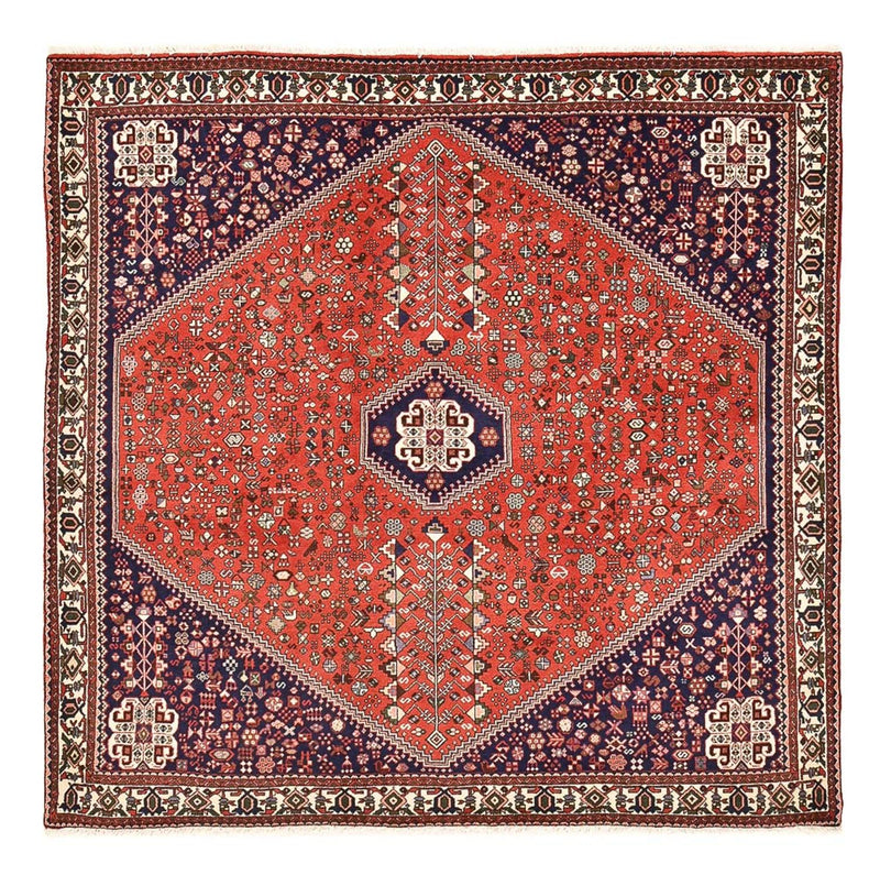 Alfombra persa - Nómada cuadrado  - 202 x 201 cm - rojo