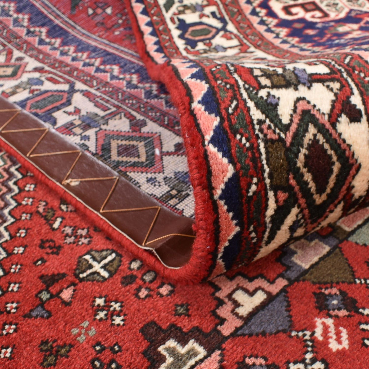 Alfombra persa - Nómada cuadrado  - 202 x 201 cm - rojo